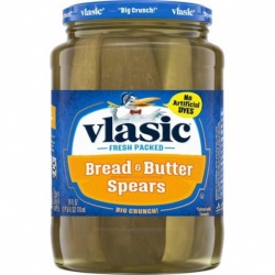 Vlasic Bread & Butter Pickle Spears, 24 oz 710ml